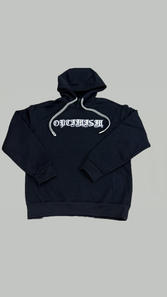 FELPA NERA CON STAMPA